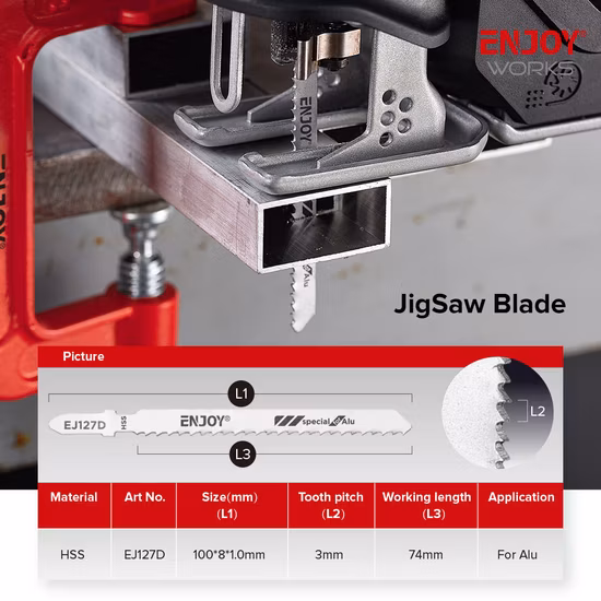 Lâmina de serra de vaivém de alta qualidade para lâmina de serra de vaivém de metal para lâmina de serra de vaivém de madeira para plástico